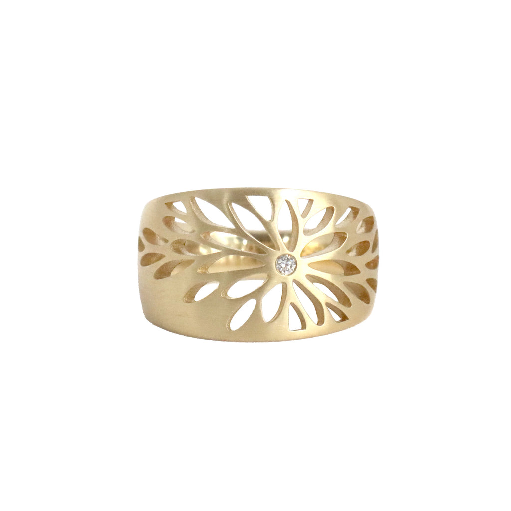Aster flower ring deals