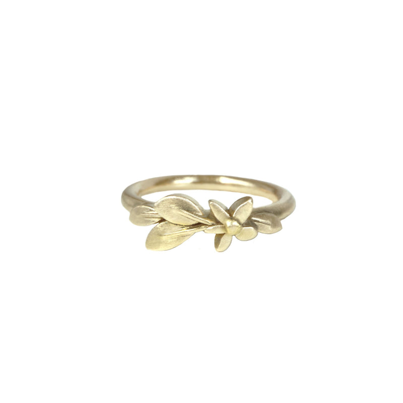 Ready to Ship, Blossom Garland Ring - 18k Gold, Size 5