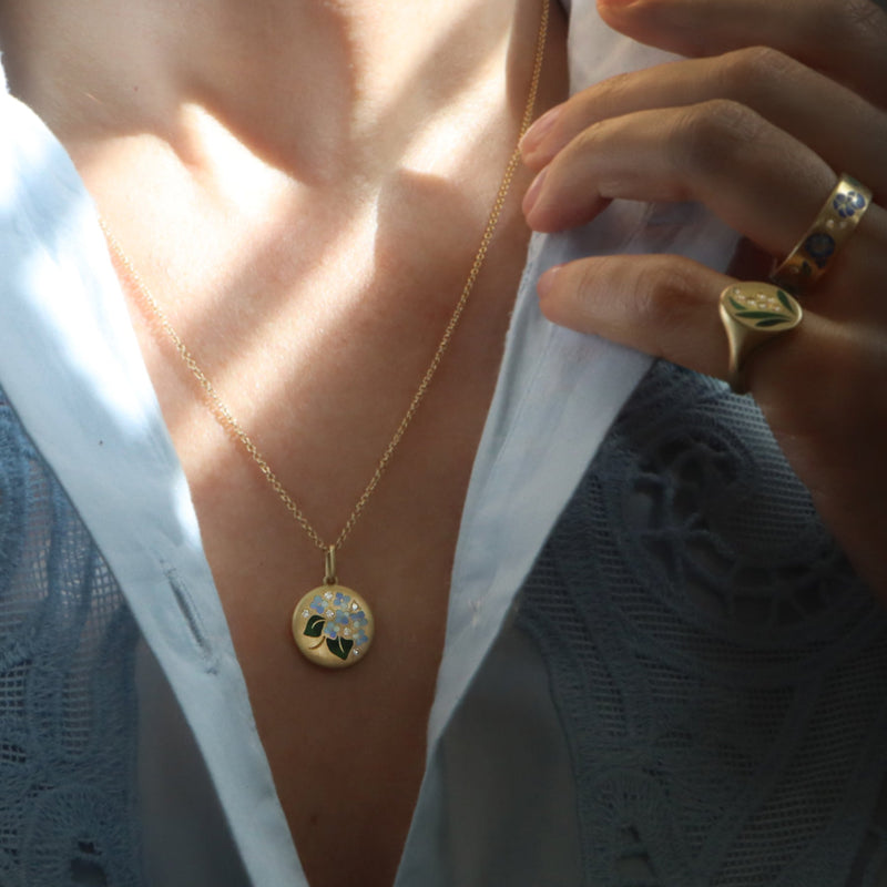 Hydrangea Pendant – Gwen Barba