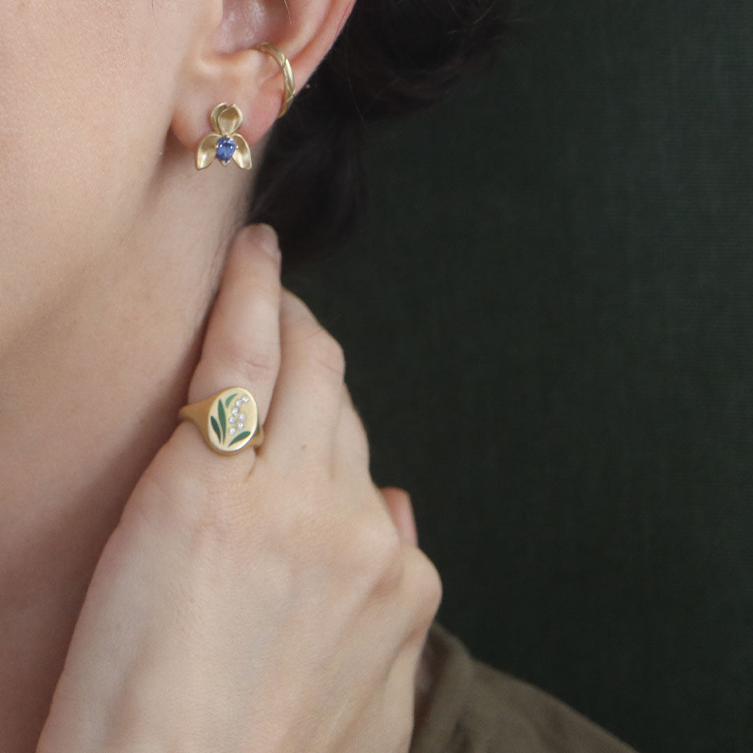 Lily of the Valley Signet Ring – Gwen Barba