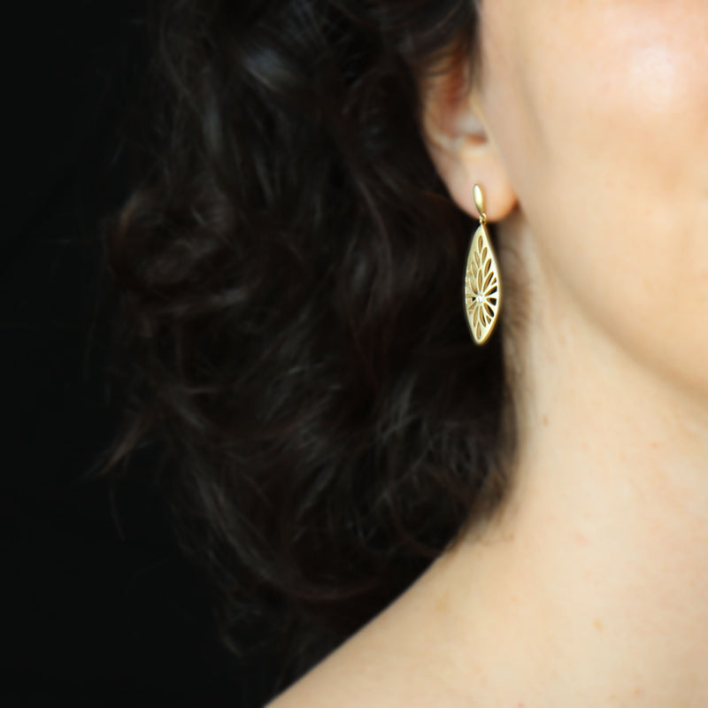 Ready to Ship, Aster Earrings - 18k Gold